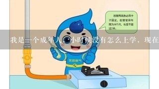 我是一个成年人，小时候没有怎么上学，现在想学习一