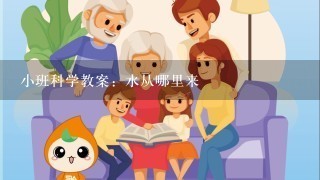 小班科学教案：水从哪里来