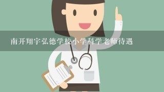 南开翔宇弘德学校小学科学老师待遇